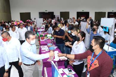 Inauguran Feria Nacional del Empleo para la Inclusin Laboral 2022 en Chiapas