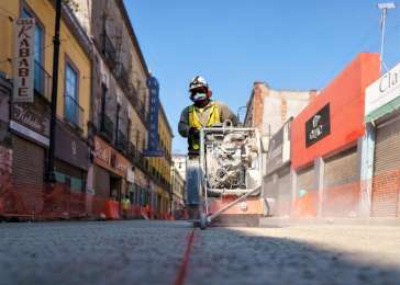 Cemex suministr 747 metros cbicos de concreto Vertua en zona de La Lagunilla