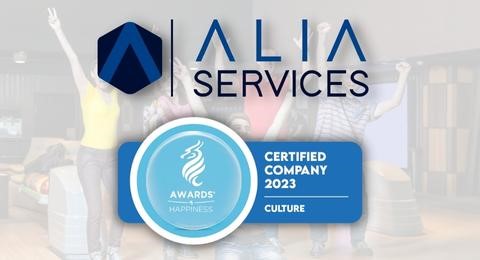 Alia Services, firma especializada en servicios de contratacin y nmina, obtiene Dragon Awards of Happiness CULTURE 2023