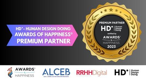 Human Design Doing se une como PREMIUM PARTNER de Awards of Happiness