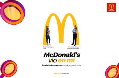 Para el 70% de los jvenes que trabajaron en McDonalds, sta fue su primera oportunidad laboral 