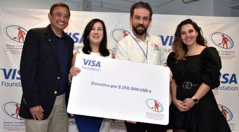Fundacin Visa dona $250,000 a organizacin Jvenes Constructores de la Comunidad