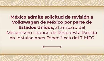 Gobierno admite solicitud de revisin a Volkswagen de Mxico por parte de EUA