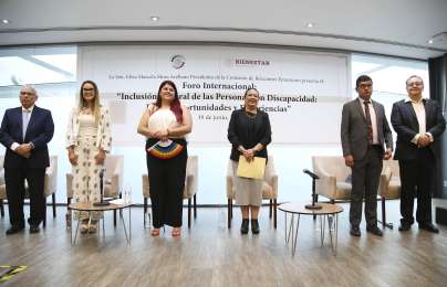 Inauguran foro internacional sobre Inclusin laboral de las personas con discapacidad