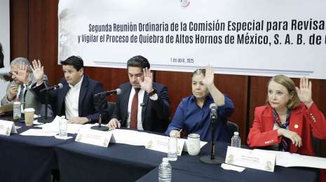 Senadores revisan situacin de trabajadores de Altos Hornos de Mxico