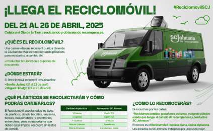 SC Johnson emprende iniciativa que premiar el reciclaje de plsticos en la CDMX