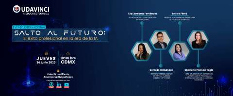 UDAVINCI lanza evento clave sobre IA y desarrollo profesional: 