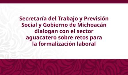 Autoridades y sector aguacatero unen esfuerzos por la formalizacin laboral en Michoacn