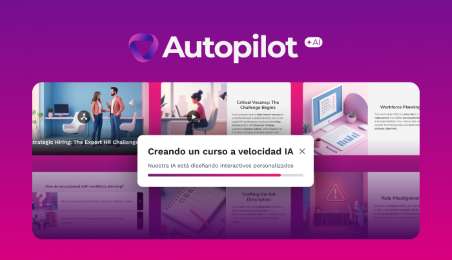 isEazy revoluciona el e-learning con AI Autopilot: cursos completos en minutos 