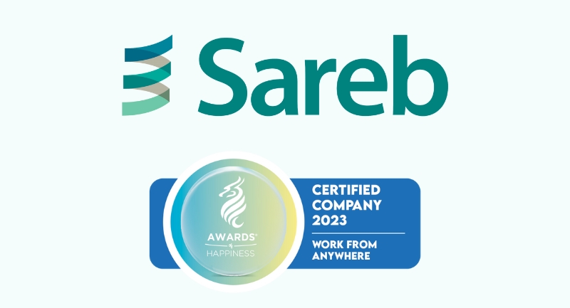 Sareb gana el DRAGON de la Felicidad WORK FROM ANYWHERE 2023 de Awards of Happiness