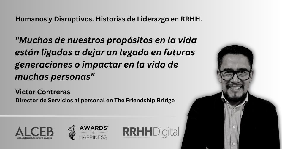 �Muchos de nuestros prop�sitos en la vida est�n ligados a dejar un legado en futuras generaciones o impactar en la vida de muchas personas. La gesti�n del talento tiene ese matiz para llevar a una persona de un nivel a otro�